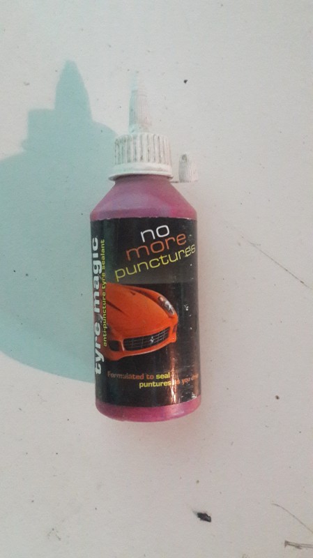 Tyre magic puncture repair