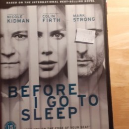 Before I go to sleep