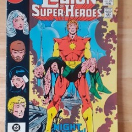The Legion of super-heroes night of mourning issue 296