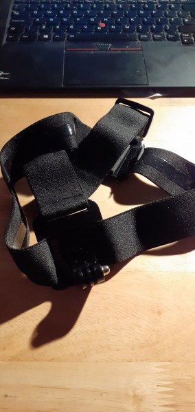 Helmet cam mount strap